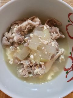 豚肉と大根と豆腐の煮物-レシピのメイン写真