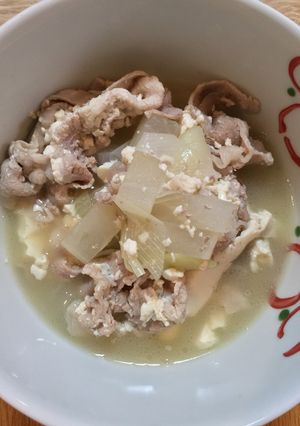 豚肉と大根と豆腐の煮物-レシピのメイン写真