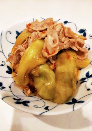 簡単ヘルシー*なすと豚肉のピリ辛あえ-レシピのメイン写真