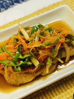 鯵と野菜のポン酢漬け-レシピのメイン写真