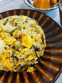 中華スープの素で作る高菜チャーハン-レシピのメイン写真