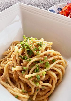 納豆好きのための洋風納豆パスタ♡-レシピのメイン写真