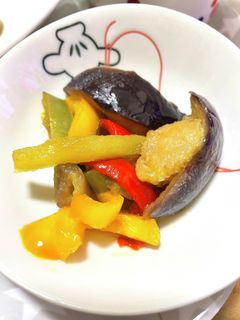 茄子とパプリカのさっぱり焼き浸し-レシピのメイン写真