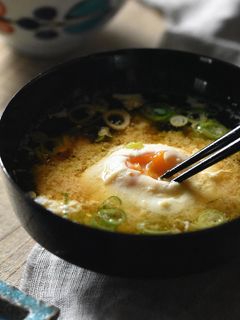 落とし卵の味噌汁☆-レシピのメイン写真