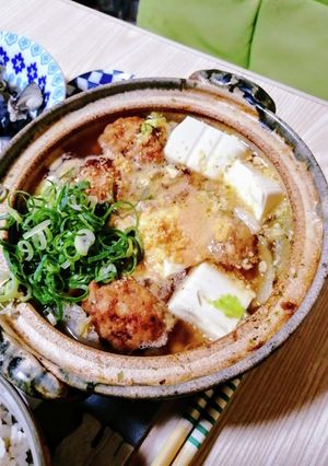 おやぢ的 コンソメたこ焼き豆腐鍋-レシピのメイン写真