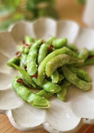 枝豆ペペロンチーノ-レシピのメイン写真