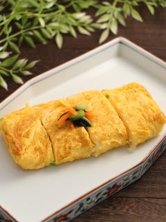 簡単!卵焼き お漬物-レシピのメイン写真