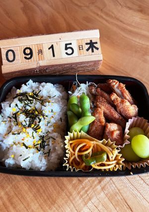 2022.9/15 中学生男子お弁当-レシピのメイン写真