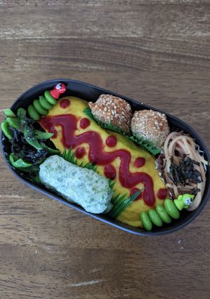 JK☆冷凍オムライス楽ちん弁当♪-レシピのメイン写真