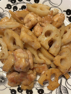 鶏れんこんのうまだれ炒め-レシピのメイン写真