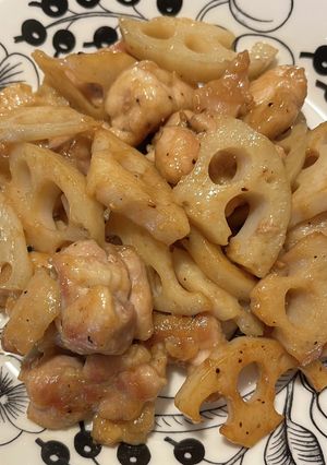 鶏れんこんのうまだれ炒め-レシピのメイン写真