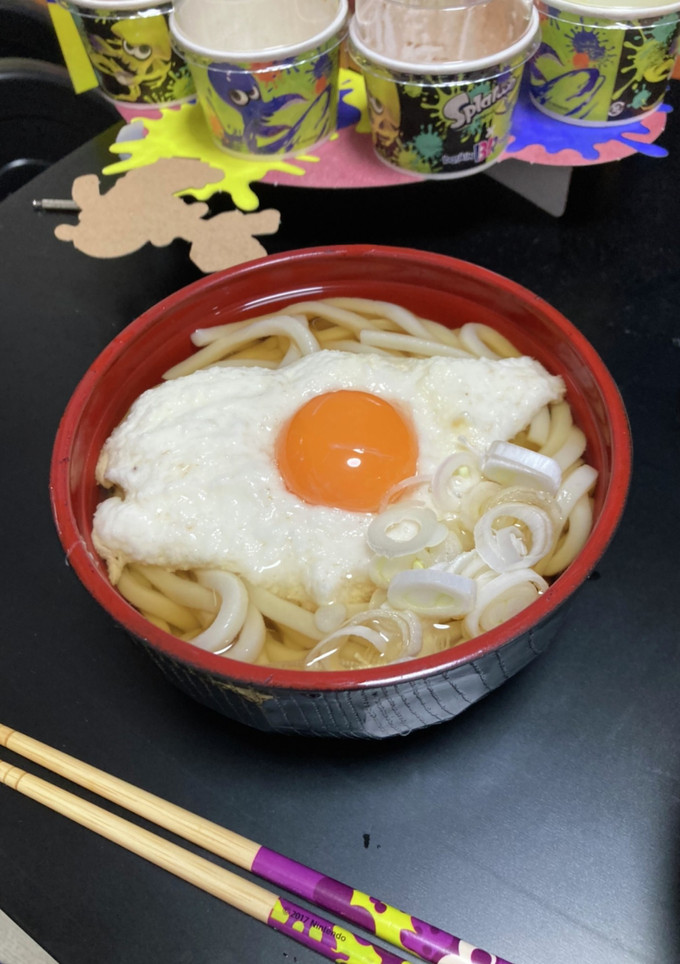 大和芋で！とろとろ美味しい山かけうどん-レシピのメイン写真
