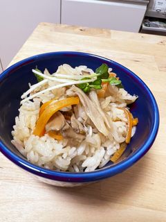 新生姜香る☆舞茸の炊き込み混ぜご飯-レシピのメイン写真