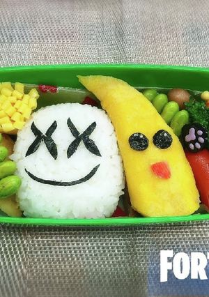 ピーリーとマシュメロ〜キャラ弁-レシピのメイン写真