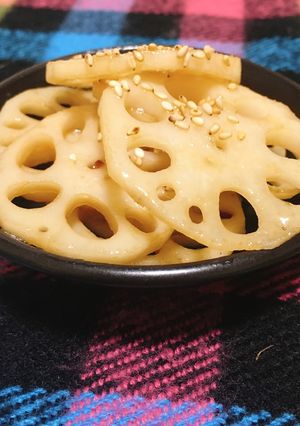 2倍濃縮めんつゆde絶品蓮根のきんぴら-レシピのメイン写真