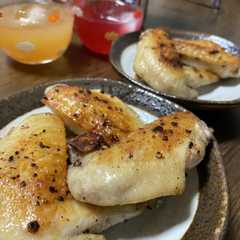 รูปของ ガーリックとペッパーのスパイスチキン