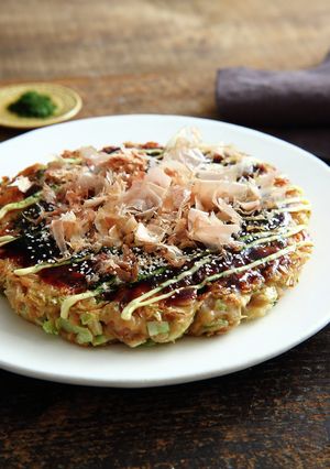 ふわカリ食感！お好み焼き【テフ】-レシピのメイン写真