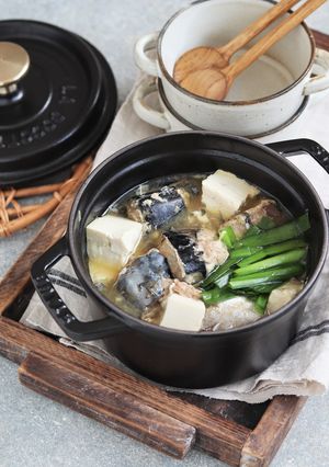 無水サバ豆腐なべ-レシピのメイン写真