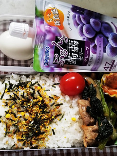 豚肉小松菜炒め弁当(9.15)-レシピのメイン写真