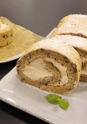 小豆のロールケーキ-レシピのメイン写真