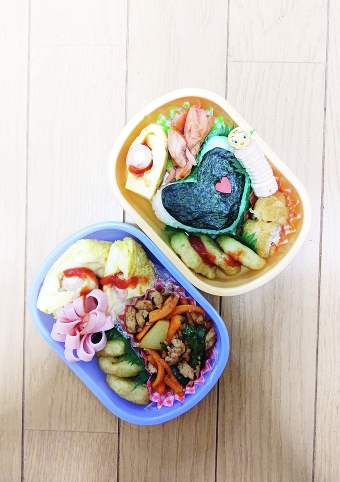 お弁当 双子 記録用⑼ パパと子-レシピのメイン写真