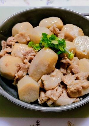 簡単夕飯昼食！里芋と豚バラのにっころがし作り置き-レシピのメイン写真