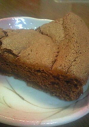 ココアでヘルシー☆簡単チョコケーキ！-レシピのメイン写真