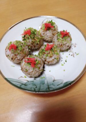 たこ焼き風？！おにぎり-レシピのメイン写真