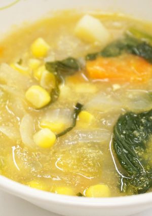 チンゲンサイのスープ☆給食メニュー-レシピのメイン写真