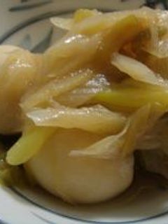 甘い甘い白ネギと里芋の煮物-レシピのメイン写真