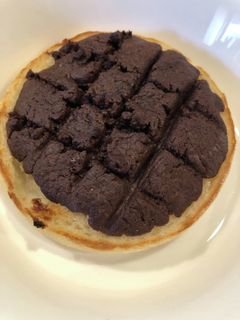 イングリッシュマフィンでココアメロンパン-レシピのメイン写真