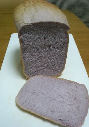 紫いもミルク食パン~HBを使って~-レシピのメイン写真