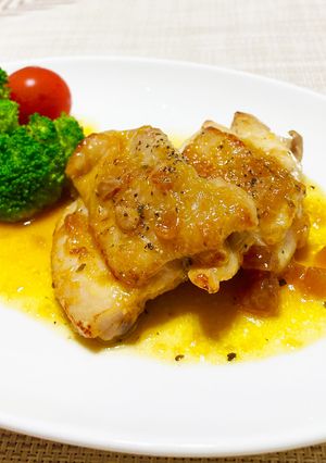 チキンのオレンジジュースソテー-レシピのメイン写真