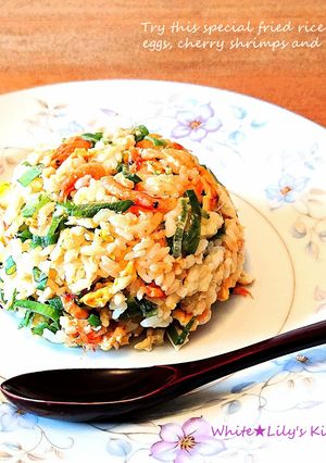 贅沢ランチ❤卵と桜海老で3色カラフル炒飯-レシピのメイン写真
