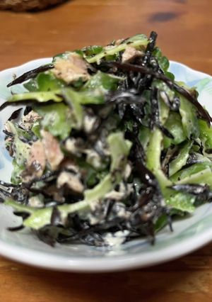 ゴーヤとひじきのすだちサラダ-レシピのメイン写真