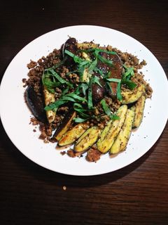 簡単☆なすと挽き肉のカレー風味炒め-レシピのメイン写真
