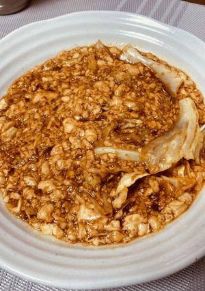 給料前の節約&ヘルシー　回鍋豆腐-レシピのメイン写真