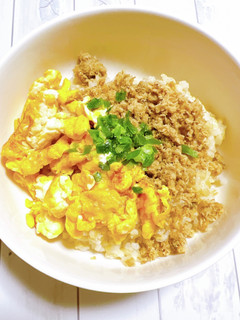 絶品♪さばほぐしと甘たまご丼-レシピのメイン写真