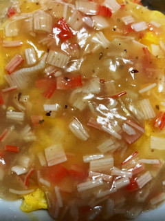 セロリチャーハンのカニカマ天津飯-レシピのメイン写真