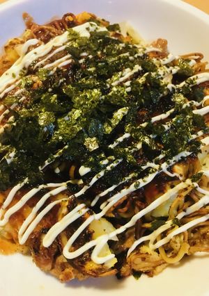 米粉の豚玉モダン焼き-レシピのメイン写真