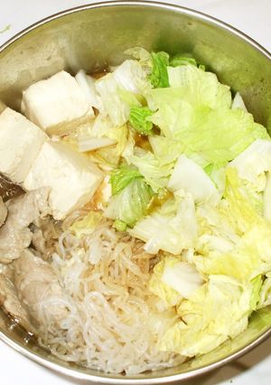 肉豆腐の白菜・豚肉♪簡単更年期のぼせ薬膳-レシピのメイン写真
