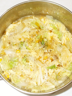 白菜と卵のスープ♪あるもので簡単漢方薬膳-レシピのメイン写真