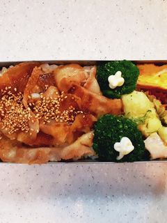 高校生弁当覚え書き65豚バラおろし醤油-レシピのメイン写真