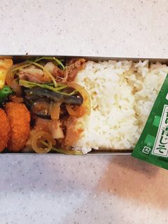 高校生弁当覚え書き67肉野菜炒め弁当-レシピのメイン写真