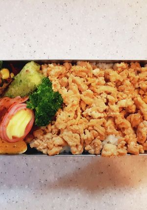 高校生弁当覚え書き68鶏そぼろ弁当-レシピのメイン写真