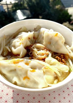 餃子のにゅうめん-レシピのメイン写真
