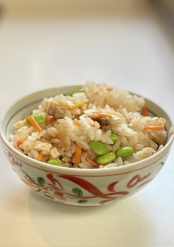 あさりと枝豆の炊き込みご飯-レシピのメイン写真