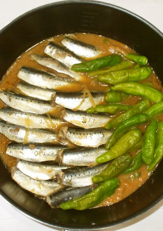 魚いわし・シシトウ煮♪冷え性の簡単薬膳-レシピのメイン写真