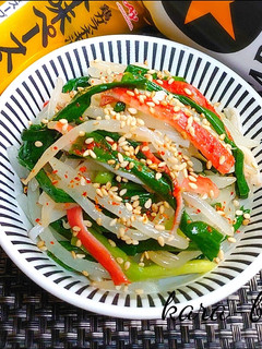 レンジで簡単♪ニラもやしの節約ナムル-レシピのメイン写真