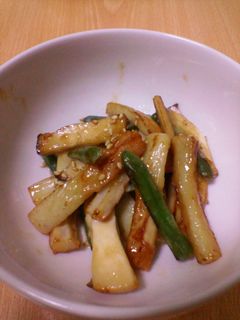 ちくわとえりんぎの醤油マヨ炒め-レシピのメイン写真